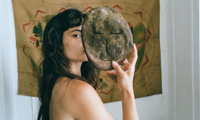 Portrait with Lexie Smith with a bread work